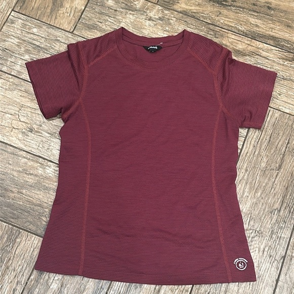 Allbirds Natural Run tee thrive crimson and blue hush medium - Picture 2 of 10